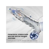 9 cm Şeffaf Penis Kılıfı – Halkalı Titreşimli Penis Uzatıcı