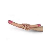 Censan 14 İnç King Size Realistic Ladykiller Tapered Double Penetration