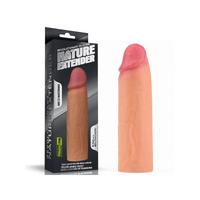 Censan Add 1.5 İnç Revolutionary Silicone Nature Extender Penis Kılıfı