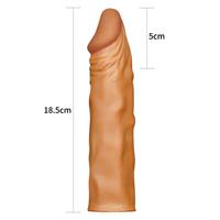 Censan Add 2" Pleasure X Tender Penis Sleeve Brown