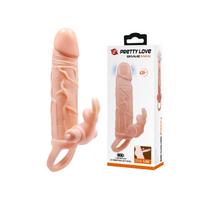 Censan Brave Man Gerçekçi Görünümlü Titreşimli Penis Kılıfı