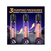 Censan Cafatop 3’ü 1 Arada Erkek Vakum Pompası ve Mastürbatörü – Elektrikli Otomatik Emiş, Penis Büyütücü ve 2 Yedek Kılıf + 3 Penis Halkası, Pembe İç Kılıf, USB Şarjlı