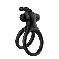 Censan Çift Halkalı Manyetik Şarjlı Penis ve Testis Halkası – Klitoris Uyarıcılı, Suya Dayanıklı, Çiftler İçin Tasarlanmış Titreşimli Model