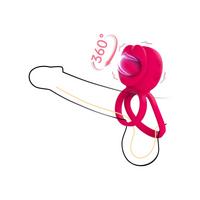 Censan Çift Halkalı Şarjlı Titreşimli Penis Halkası – Esnek Silikon, Geciktirici ve Klitoris Uyarıcılı