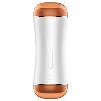 Censan Çift Taraflı Şarjlı Titreşimli Mastürbatör – Vajina & Ağız | 10 Modlu Güçlü Titreşim | Su Geçirmez