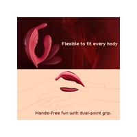 Censan Çiftler İçin Akıllı Titreşimli G-Spot ve Klitoris Uyarıcı Vibratör – Uygulama Kontrollü, Su Geçirmez, Çift Motorlu