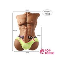 Censan Daniel Yarım Vucüt Gerçekçi Erkek Seks Mastürbasyon – Büyük Yapay Penisli, TPE Malzemeli, Kadın ve Eşcinsel Kullanım