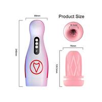 Censan FoxShow M50 – Vakumlu ve Titreşimli Şarjlı Oral Mastürbatör | 7 Fonksiyon | Su Geçirmez | USB Şarjlı