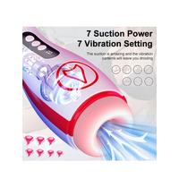 Censan FoxShow M50 – Vakumlu ve Titreşimli Şarjlı Oral Mastürbatör | 7 Fonksiyon | Su Geçirmez | USB Şarjlı