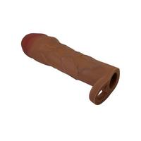 Censan Hani Gerçek Hissiyatlı Uzatıcı Penis Kılıfı Brown