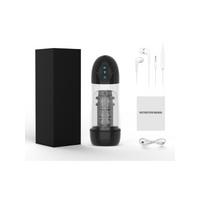 Censan İnleme Sesli ve Titreşimli Otomatik Modern Suni Vajina Mastürbatör – 7 Modlu Dönebilen, USB Şarjlı