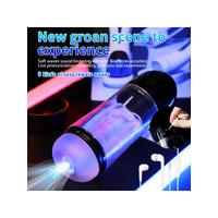 Censan İnleme Sesli ve Titreşimli Otomatik Modern Suni Vajina Mastürbatör – 7 Modlu Dönebilen, USB Şarjlı