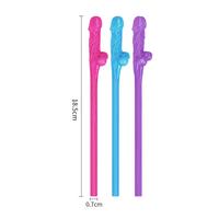 Censan Jokes & Parties Original Willy Straws – Pack of 9 Dildo Pipet