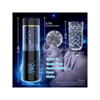 Censan Kablosuz Elleri Serbest Bırakan Erkek Mastürbatörü – 10 Otomatik İleri Geri ve Dönen Mod, Ayarlanabilir Vantuz Taban, 3D Dokulu İç Kılıf