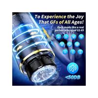 Censan Kablosuz Elleri Serbest Bırakan Erkek Mastürbatörü – 10 Otomatik İleri Geri ve Dönen Mod, Ayarlanabilir Vantuz Taban, 3D Dokulu İç Kılıf