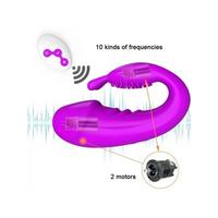 Censan Kablosuz Kumandalı Şarjlı 2 in 1 Giyilebilir Rabbit Mini Vibratör