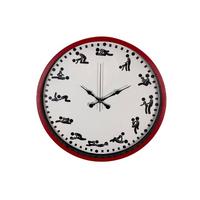 Censan Kamasutra Temalı (Pozizyonlu) Duvar Saati Kırmızı