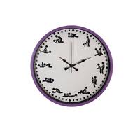 Censan Kamasutra Temalı (Pozizyonlu) Duvar Saati Mor