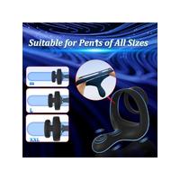 Censan Kumandalı 9 Modlu Titreşimli Penis Halkası