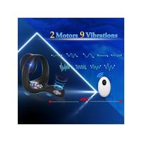 Censan Kumandalı 9 Modlu Titreşimli Penis Halkası