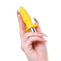 Censan Lancy Anal Plug Sarı,11 cm