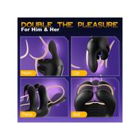 Censan LongZ-Black – Erkekler için 10 Modlu Titreşimli ve 10 Modlu Sıkma Fonksiyonlu Mastürbatör