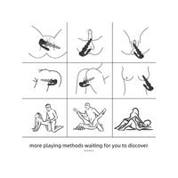 Censan Neue 10 Fonksiyonlu Titreşimli Anal Boncuklu Plug – Kablosuz Kumandalı