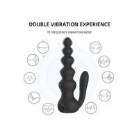 Censan Neue 10 Fonksiyonlu Titreşimli Anal Boncuklu Plug – Kablosuz Kumandalı