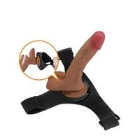 Censan Oher Fışkırtmalı & Titreşimli Belden Bağlamalı Dildo Vibratör