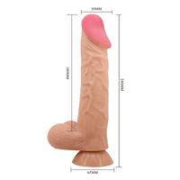 *Censan Ortan 9.4 İnç Kıkırdak Yapılı Gerçek Deri Yapılı Dildo(Hızlı Teslimat,Kurye Dahil)