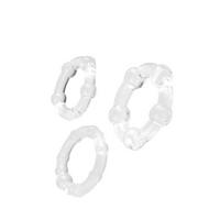 Censan Penis Halka Seti TPE şeffaf 3,5/3/2 cm