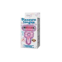 Censan Plasure Tongue Titreşimli Klitoris Uyarıcılı Şeffaf Penis Kılıfı
