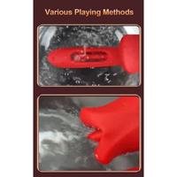 Censan Şarjlı 2 in 1 Klitoris ve G Noktası Vibratörü – Dil ve Dudak Hareketli, Güçlü Titreşimli