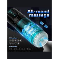 Censan Şarjlı İleri Geri ve Dönmeli 15 Modlu Titreşimli Emişli Otomatik Vajina