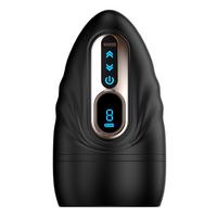 Censan Şarjlı Isıtmalı ve Titreşimli Silikon Dudak Girişli Otomatik Oral Mastürbatör