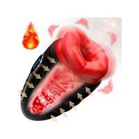 Censan Şarjlı Isıtmalı ve Titreşimli Silikon Dudak Girişli Otomatik Oral Mastürbatör
