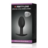 Censan Special Anal Stimulation İçi Ağırlıklı Top Olan Anal Plug Tıkaç