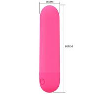 Censan Stefan Mini Massager Bullet Vibratör Kırmızı