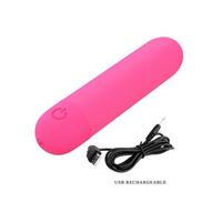 Censan Stefan Mini Massager Bullet Vibratör Kırmızı
