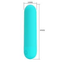 Censan Stefan Mini Massager Bullet Vibratör Mavi