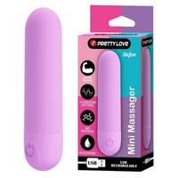 Censan Stefan Mini Massager Bullet Vibratör Mor