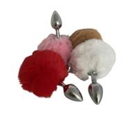 CENSAN Tavşan kuyruklu Renkli Anal Plug