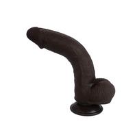Censan Ultra Gerçekçi 24 Cm Brown Melez Kıkırdaklı Dildo