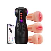 Censan Uoffile Erkek Mastürbatörü – 3 Değiştirilebilir Kılıf, 9 Emiş & 9 Titreşim Modu