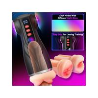 Censan Uoffile Erkek Mastürbatörü – 3 Değiştirilebilir Kılıf, 9 Emiş & 9 Titreşim Modu