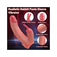 Censan Uzaktan Kumandalı Tavşan Penis Kılıfı