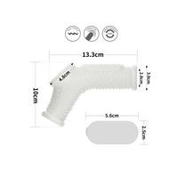 Censan Vibrating Drip Knights Ring with Scrotum Sleeve (Beyaz)