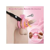 Censan Yumuşak Kalp Desenli Silikon Erkek Penis Kafesi