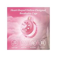 Censan Yumuşak Kalp Desenli Silikon Erkek Penis Kafesi