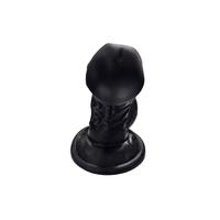 Gerçekçi Testisli Siyah Dildo 16 cm